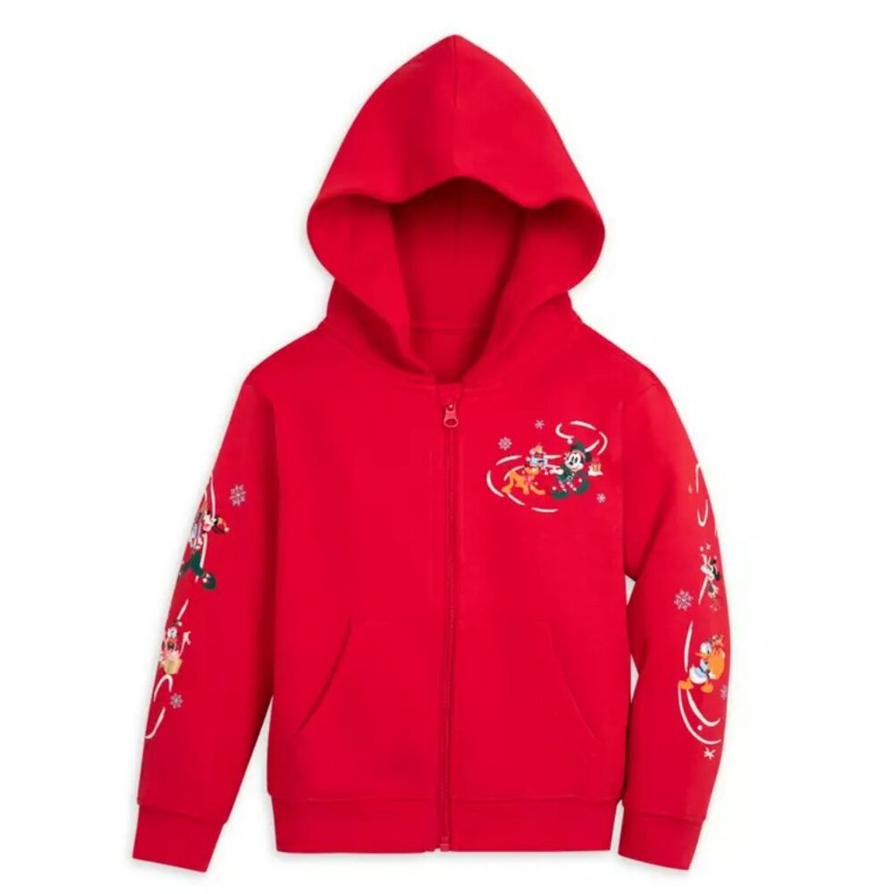 Disneyland Parks Mickey Mouse and Friends Fantasyland Castle Holiday Zip Hoodie